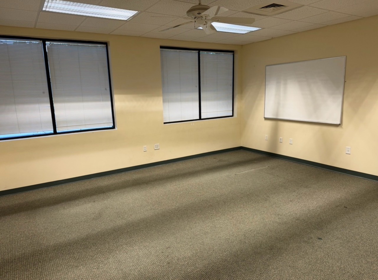 Empty office room after a commercial cleanout