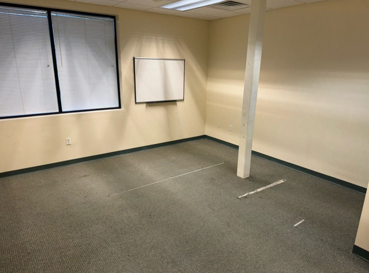 Empty office room after a commercial cleanout